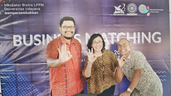 Sutrisna Dewi di Business Matching INBIS Universitas Udayana
