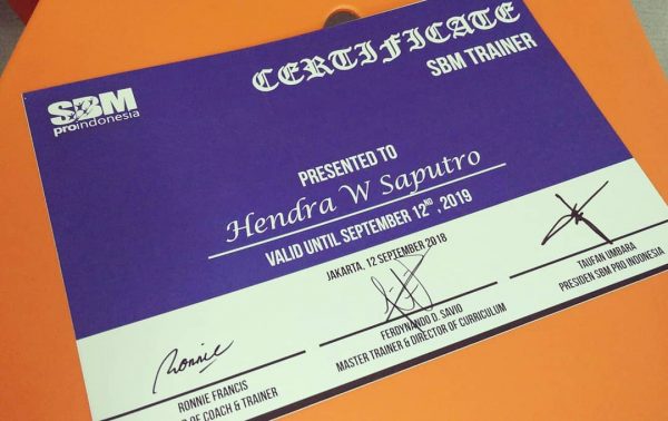 Sertifikat Smart Business Map SBM Trainer