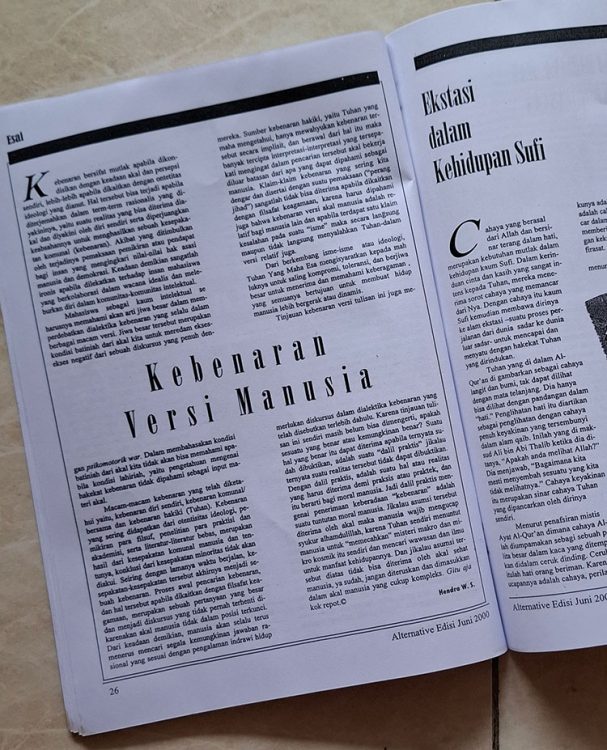 Buletin Alternative PC PMII Denpasar tahun 2000